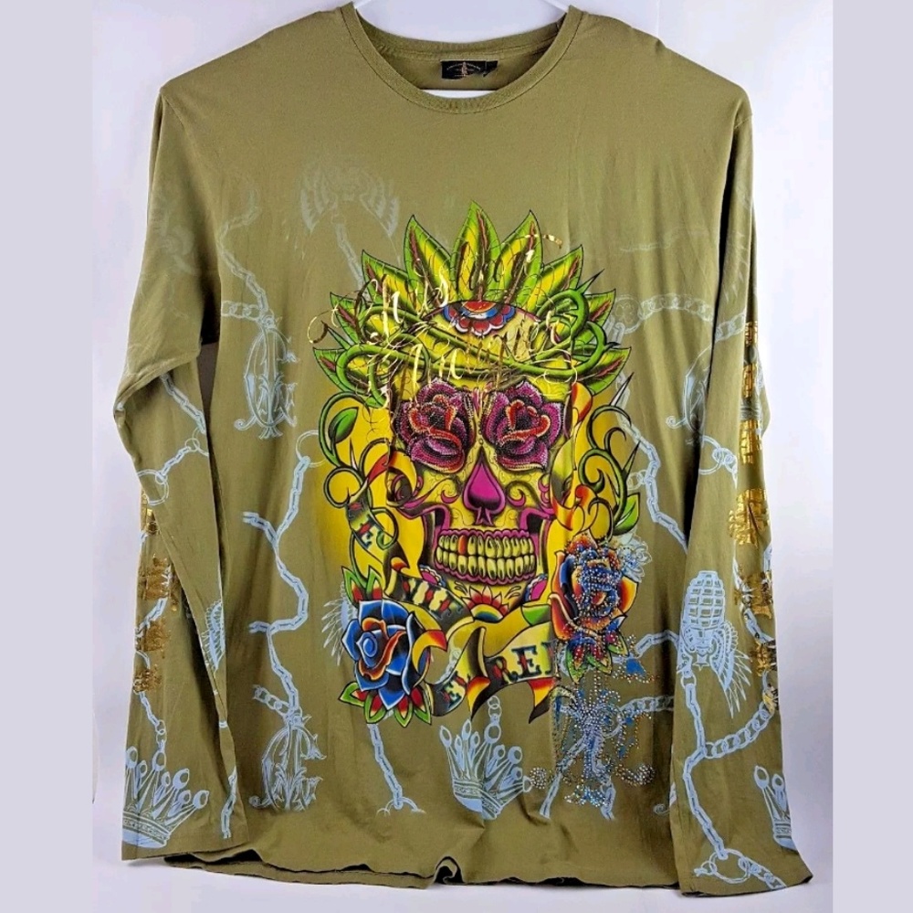 Christian Audigier Los Angeles / Long Sleeve/4XL